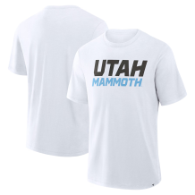Utah Mammoth - Wordmark White T-Shirt
