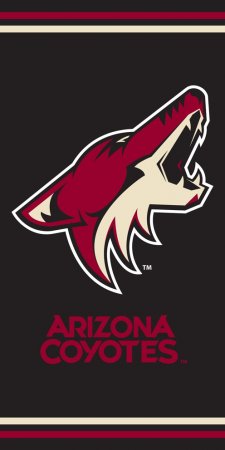 Arizona Coyotes - Team Logo NHL Ręcznik plażowy
