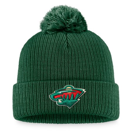 Minnesota Wild - Core Primary Pom NHL Czapka zimowa - Wielkość: one size