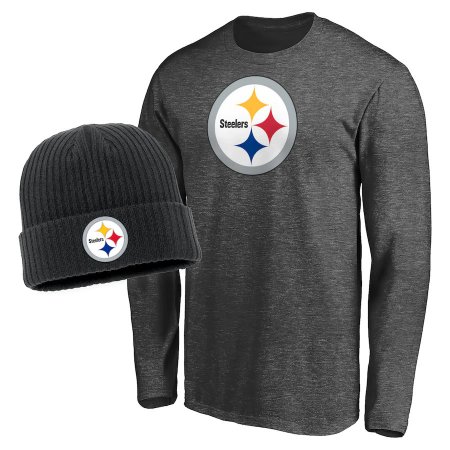 Pittsburgh Steelers - T-Shirt + Knit Hat NHL Set