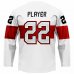 Szwajcaria - 2022 Hockey Replica Fan Jersey Biały/Własne imię i numer