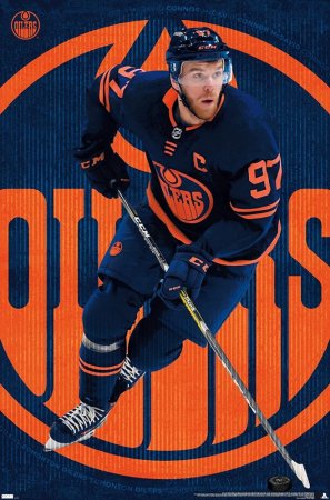 Edmonton Oilers - Connor McDavid NHL Poster