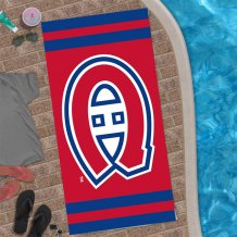 Montreal Canadiens - Team Logo NHL Ręcznik plażowy - DROBNE USZKODZENIA