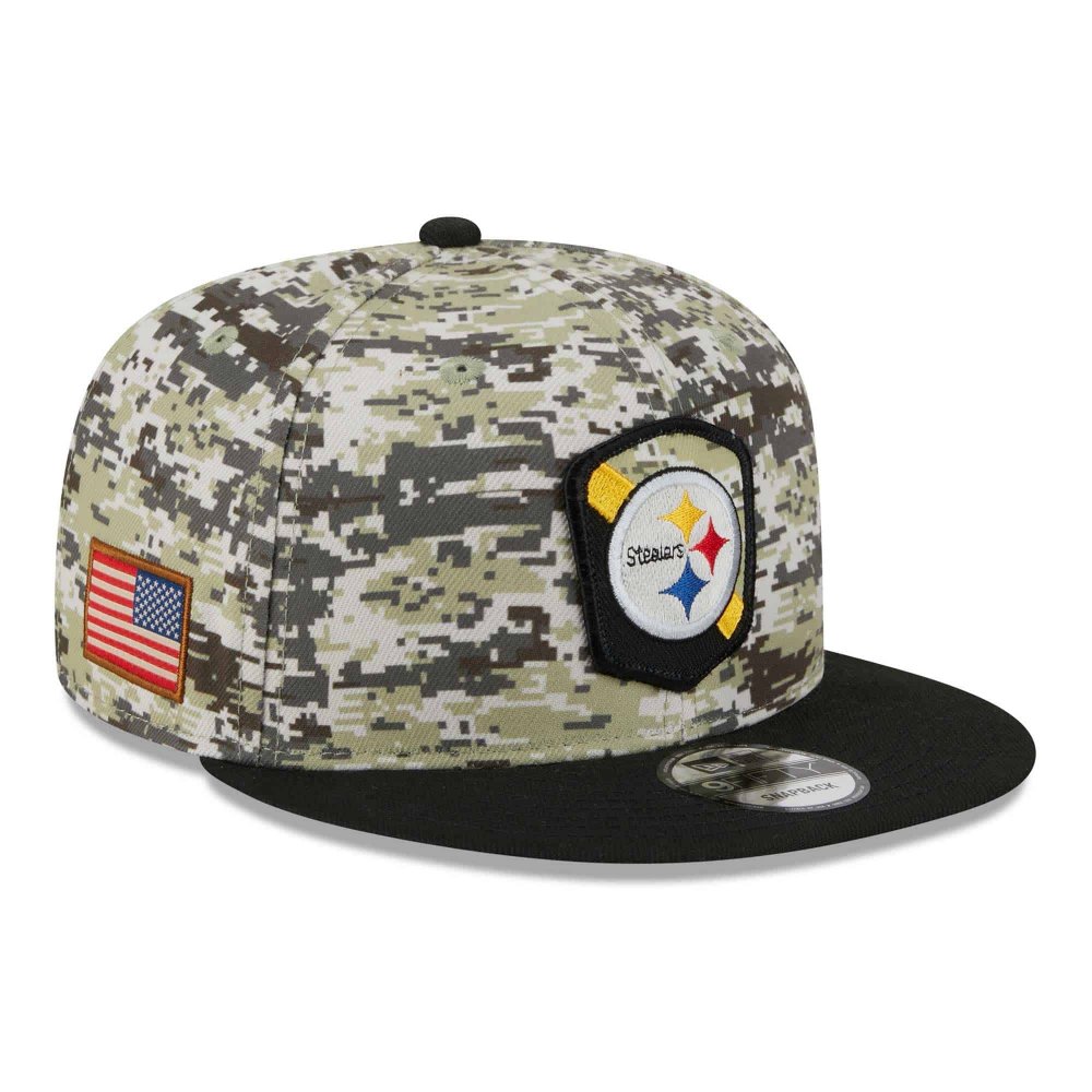 San Francisco 49ers 2023 SALUTE-TO-SERVICE SNAPBACK Camo-Red Hat