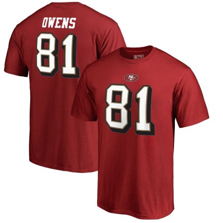 San Francisco 49ers - Terrell Owens Authentic Stack NFL T-Shirt