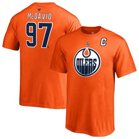Edmonton Oilers Youth - Connor McDavid Stack NHL T-Shirt