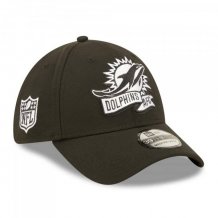 Miami Dolphins - 2022 Sideline Black & White 39THIRTY NFL Hat