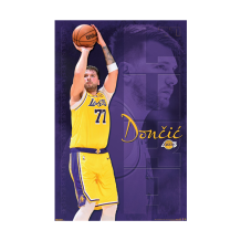 Los Angeles Lakers - Luka Doncic NBA Plakat