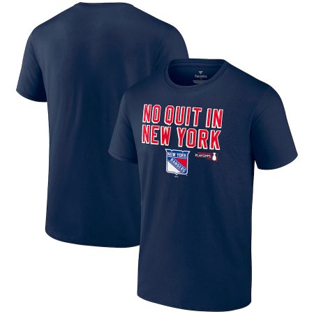 New York Rangers - 2022 Playoffs Slogan NHL T-Shirt