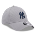 New York Yankees - Active Pivot 39thirty Gray MLB Hat