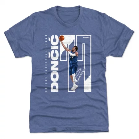 Dallas Mavericks - Luka Doncic Stretch Blue NBA T-Shirt