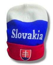 Slovensko Zimná Čiapka Hockey Stripes