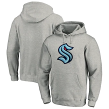 Seattle Kraken - Primary Logo Grey NHL Hoodie