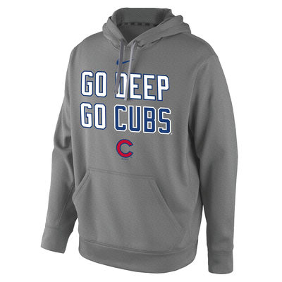 Chicago Cubs - Go Deep Playoff Hunt MLB Hoodie