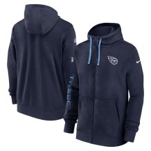 Tennessee Titans - 2024 Nike Sideline Club Full-zip NFL Mikina s kapucňou