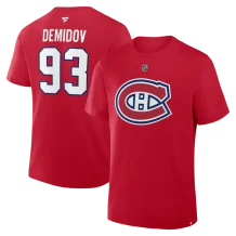 Montreal Canadiens - Ivan Demidov Stack Red NHL T-Shirt