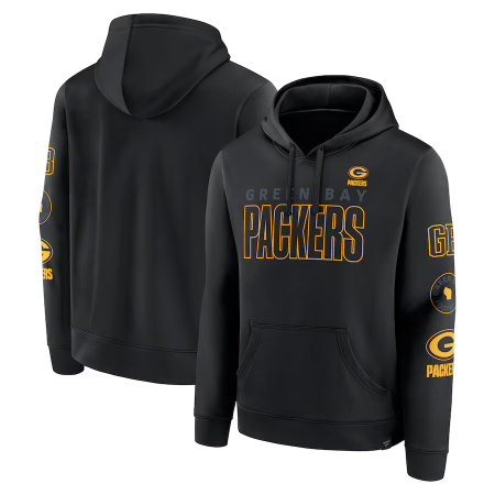 Green Bay Packers - Blackout Pullover NFL Sweatshirt