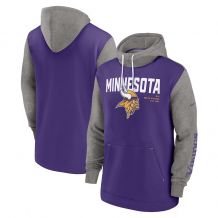 Minnesota Vikings - Fashion Color Block NFL Mikina s kapucí