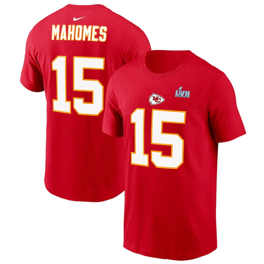 Kansas City Chiefs - Patrick Mahomes White Super Bowl LVII NFL T-Shirt ::  FansMania