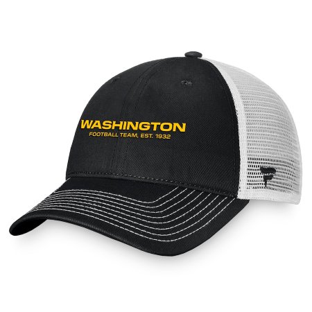 Washington Football - Fundamental Trucker Black/White NFL Hat