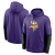 Minnesota Vikings - 2024 Sideline Club Pullover Purple NFL Mikina s kapucňou