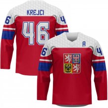 Czechia - David Krejci 2022 Hockey Replica Jersey