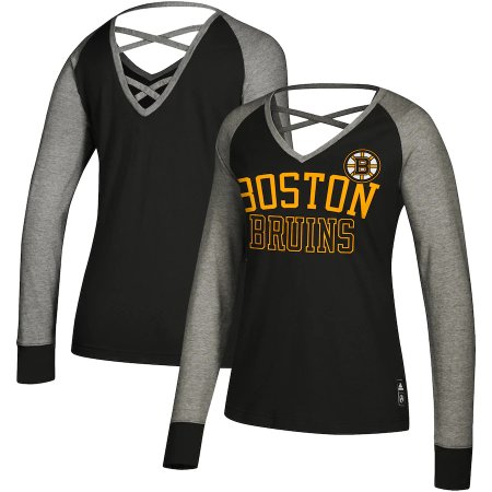 NHL Boston Bruins Vintage Raglan Grey T-Shirt