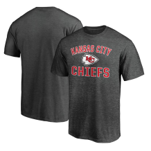 Kansas City Chiefs - Victory Arch Gray NFL T-Shirt