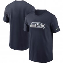 Seattle Seahawks - Primary Logo NFL Navy T-Shirt