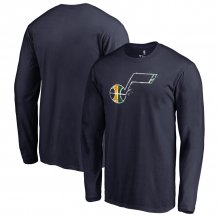 Utah Jazz - Splatter Logo NBA Long Sleeve T-Shirt