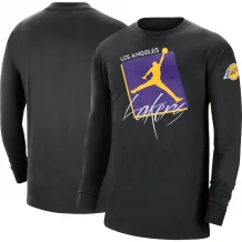 Los Angeles Lakers - Jordan Brand Courtside Statement NBA Tričko s dlhým rukávom