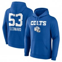 Indianapolis Colts - Shaquille Leonard Wordmark NFL Bluza z kapturem