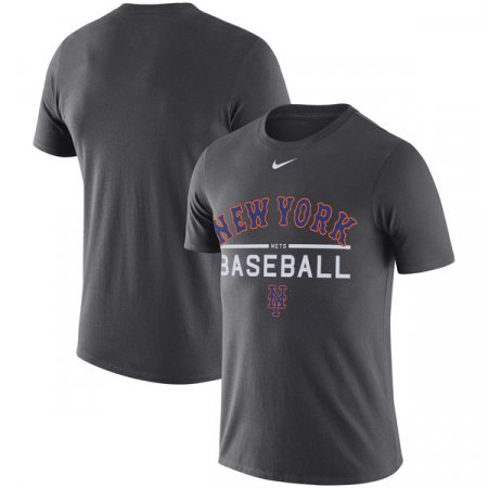 New York Mets - Wordmark Practice Performance MLB T-Shirt