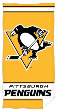 Pittsburgh Penguins - Team Stripe NHL Ręcznik plażowy - DROBNE USZKODZENIA