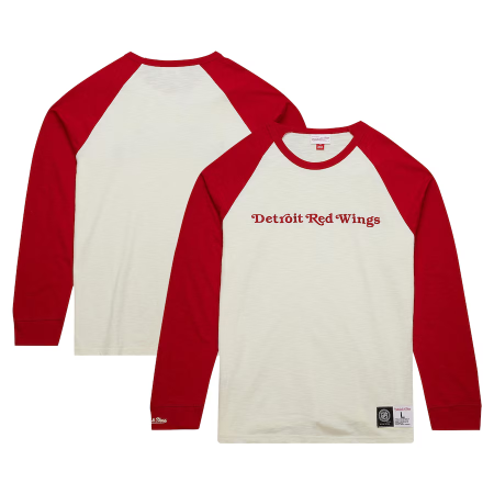 Detroit Red Wings - Legendary Slub Raglan NHL Koszulka z długim rękawem