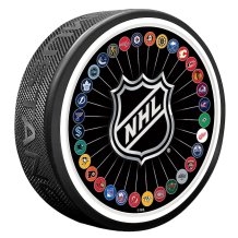 All Teams Logo NHL krążek