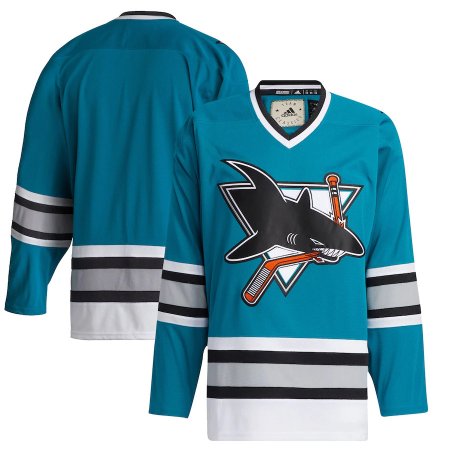 SaSan Jose Sharks - Team Classics Authentic NHL Dres/Vlastní jméno a číslo - Velikost: 54 (XL)