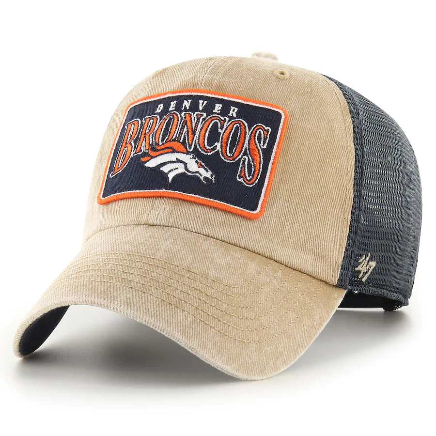 47 Brand Broncos Sidney Clean Up Adjustable Hat