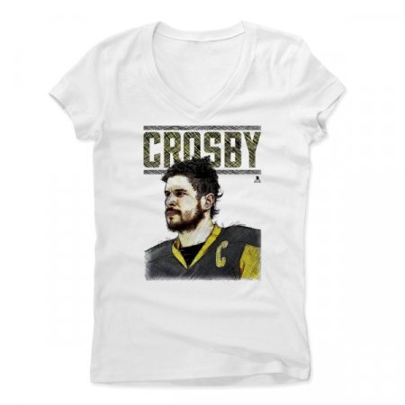 Pittsburgh Penguins Womens - Sidney Crosby Sketch Stare NHL T-Shirt