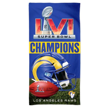 Los Angeles Rams - Super Bowl LVI Champions Spectra Beach NFL Towel