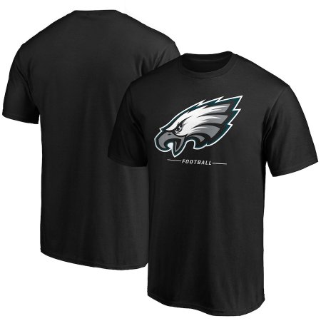 Philadelphia Eagles - Team Lockup Black NFL T-Shirt