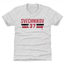 Carolina Hurricanes Youth - Andrei Svechnikov Font White NHL T-Shirt