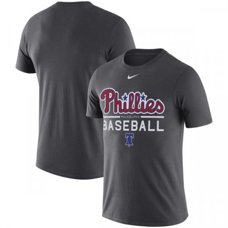 Philadelphia Phillies - Wordmark Practice Performance MLB Tričko