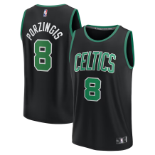 Boston Celtics - Kristaps Porzingis Fast Break Replica Black NBA Dres