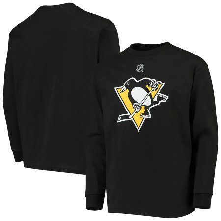 Pittsburgh Penguins Detské - Primary Logo NHL Tričko s dlhým rukávom