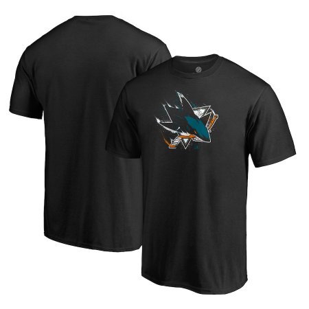 San Jose Sharks - Splatter Logo NHL T-Shirt