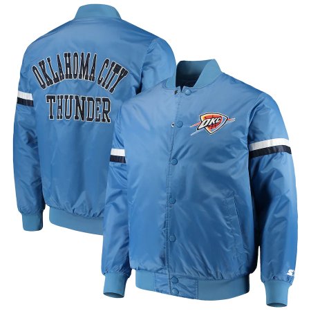 Oklahoma City Thunder - Starter The Champ Varsity Satin Full-Snap NBA Jacket