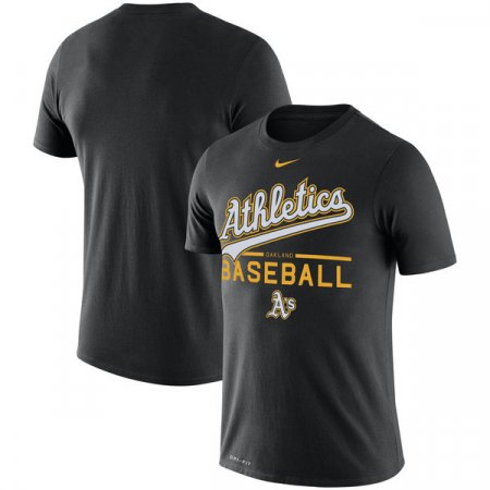 Oakland Athletics - Wordmark Practice Performance MLB T-Shirt