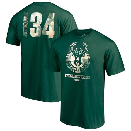 Milwaukee Bucks - Giannis Antetokounmpo 2021 Championss NBA T-shirt