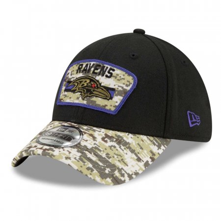 Baltimore Ravens - 2021 Salute To Service 39Thirty NFL Hat